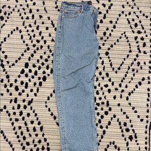 Abercrombie & Fitch Blue Straight Leg Jeans